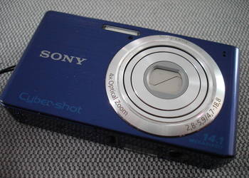 Aparat Sony Cyber Shot DSC w610 w kolorze fioletowym