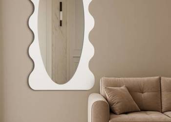 Lustro nieregularne w ramie mdf - NEBULA – Blobs Mirrors