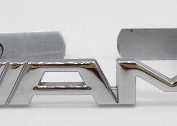 NOWY znaczek na grill emblemat AMG logo srebrne | czarne