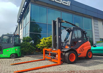 Wózek widłowy Linde H45D-02 4,5 t triplex 5,86 m diesel| bliźniaki |2014