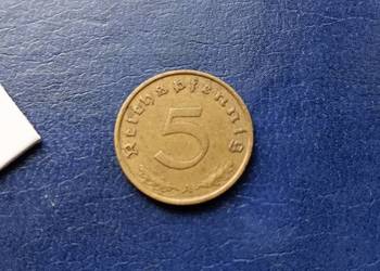 Stare monety 5 fenig 1939 A Niemcy