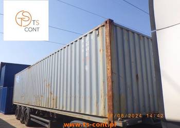 Kontener morski magazynowy budowlany 40 DV DC używany 12 metrowy szczelny