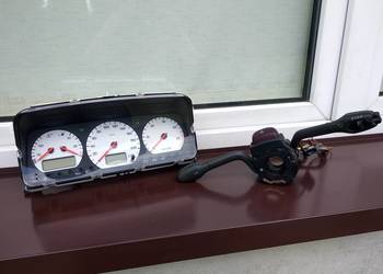 VW Passat B4 1.9 TDI licznik zegary MFA manetki wiązka komplet 3A0919881N