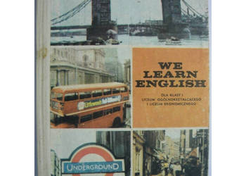 We Learn English Dla Klasy I Liceum Ogólnokształcącego i Liceum Ekonomiczne