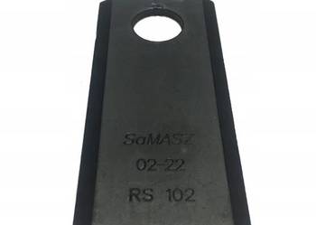 Nóż nożyk kosiarki 102x46x3 prosty Samasz