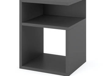 Szafka Nocna Dla Dzieci Mały Stolik Bez Szuflady Sypialnia Loft Szary Mat