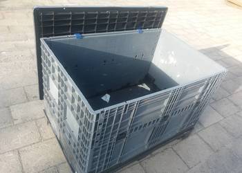 skrzyia plastikowa z pokrywą 115x75x65