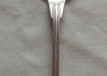 Secesyjna platerowana łyżka Gustaw Henniger Warszawa, przełom XIX i XX w.