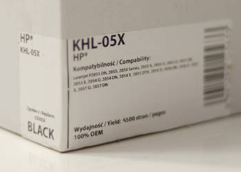 Toner KHL-05X zamiennik HP CE505X czarny black