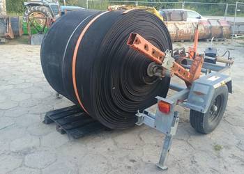 przyczepa kablowa taśmowa bębnowa energetyczna szpulowa 2500kg z windą