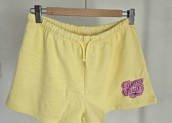 Żółte dresowe shorty spodenki Chupa Chups