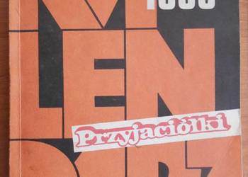 Kalendarz "Przyjaciółki" - 1989