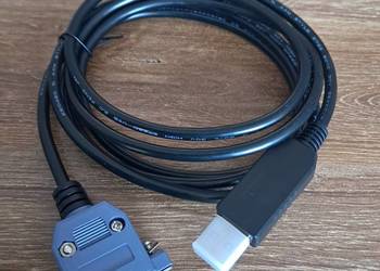 nowy adapter usb do Rs232 d-sub 15 pinowy długość 1,8 m