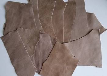 Skóra (335 g) Licowa Włoska średnie i małe kawałki Jasny Brąz