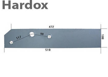 Płoza HARDOX 74943/P części do pługa OVERUM