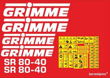 naklejki grimme sr 8040