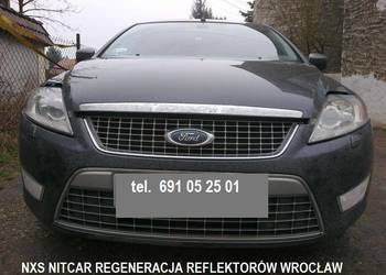 FORD MONDEO MK4 3 REGENERACJA NAPRAWA LAMP REFLEKTORÓW XENON