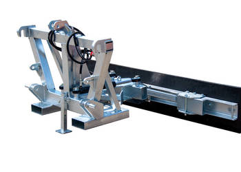 Hydrauliczny Zgarniacz do Obornika w Ocynku (TUZ Kat. II + euro/ paleciak)