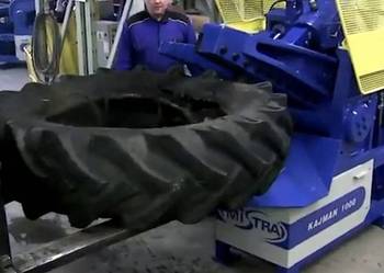 Nożyce do opon traktorowych i samochodów ciężarowych