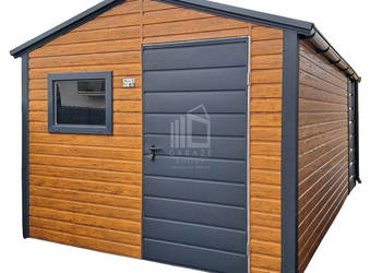 Schowek domek ogrodowy 3x4m + wiata 1m Drzwi okno rynny ID974