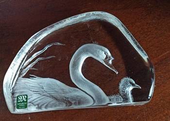 PRZYCISK  DO PAPIERU . Łabędź. Syg. MÅLERÅS. Sweden. Full Lead.