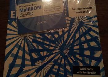 English file pre intermediate  workbook z płytą i kluczem w folii