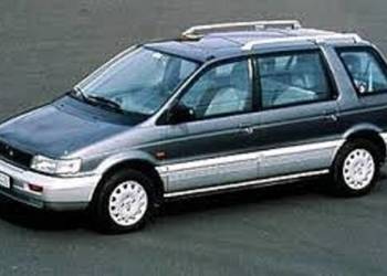 Szyba boczna drzwi Mitsubishi Space Wagon II 92-98