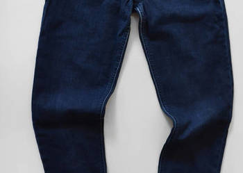 jeansowe spodnie Hollister jeansy granatowe rurki r. 38 M W2
