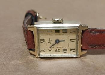 Zegarek Damski ŁUCZ 17 JEWELS pozłacany AU5