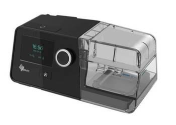 Aparat do terapii bezdechu sennego CPAP z nawilżaczem + maska twarzowa