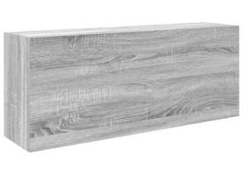 Wisząca szafka łazienkowa szary dąb sonoma 100x25x40 cm WM-860108