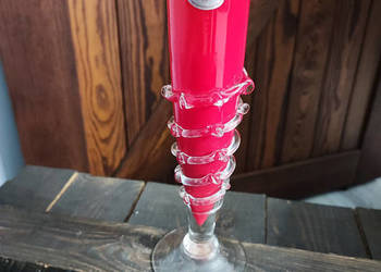 Czerwony  wazon Murano