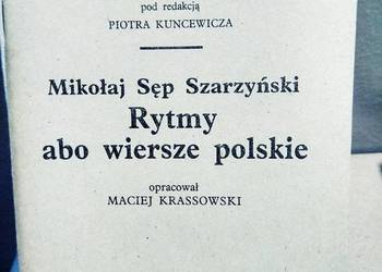 Rytmy albo wiersze Szarzyński opracowanie lektur unikatowe