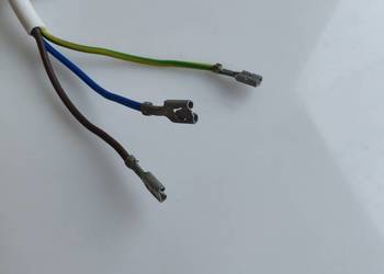 Kabel zasilający do czajnika biały 3 PIN 16A 250 V , długość 1 m