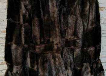 Futerko sztuczne ciemny brąz cieniowany