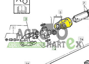 Z39891 PRZEGUB WIDEŁKI JD