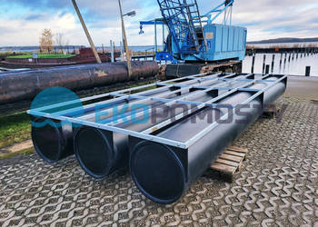 Pomost pływający, platforma pływająca, tratwa, ponton 6x2,4m - 14,4mkw