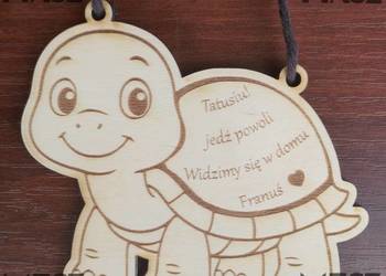 Zawieszka żółwik na lusterko auta Tatusiu #MiszMówiszMasz