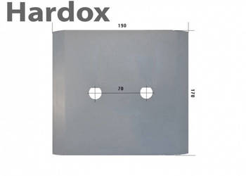 Nakładka HARDOX 902121/S części do pługa DOWDESWELL