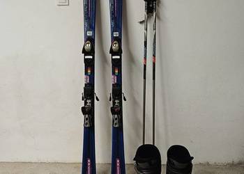 arty Salomon 155 cm + buty 350 mm + kijki