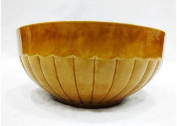 Makutra Mirostowice Misa gliniana ceramika szkliwiona do wyrobu ciasta PRL