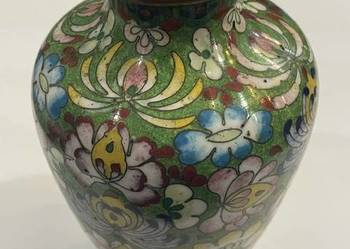 Wazon cloisonné – ręcznie zdobiony, Chiny, lata 70/80