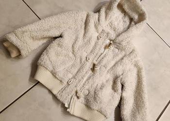 kurtka sweter bluza z kapturem polar dres dziecięcy baranek owieczka