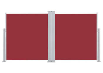 Zwijana markiza boczna 170 x 600 cm czerwona WM-48471
