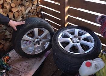 Alufelgi 17" z oponami Audi VW 5x112