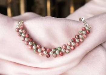 Bransoletka w stylu Boho z syntetycznego marmurowego Agatu