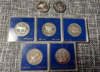 monety 100zł PRL 1977-1982 Ochrona środowiska