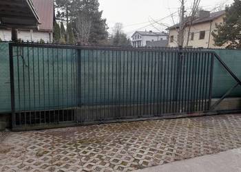 Brama wjazdowa 5 m, Stalowa