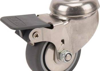 Koła skrętne ze stali nierdzewnej z otworem na śrubę do mocowania 7475PJH0…