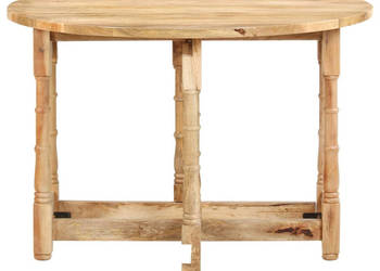 Stół jadalniany okrągły 110 x 76 cm lite drewno mango WM-321699
